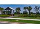 Scenic gazebo area with palm trees and a view of the water at 1212 Civitas Way, Winter Garden, FL 34787