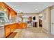Bright kitchen showcasing granite countertops and a seamless flow into living areas at 150 Tarpon Cir, Winter Springs, FL 32708