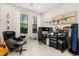 Inviting home office featuring bright lighting, and art that accentuates the house's unique character at 1501 Prairie Oaks Dr, St Cloud, FL 34771