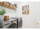 Laundry room with new washer and dryer at 4301 Heirloom Rose Pl, Oviedo, FL 32766