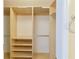 Spacious closet boasts custom shelving, drawers, and ample storage space at 508 Key Ct, Orlando, FL 32828