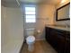 Well-maintained bathroom featuring a modern vanity and a shower-tub combo at 51 Windtree Ln # 101, Winter Garden, FL 34787