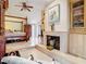 View of the main bedroom, showing fireplace and adjacent sitting room at 5852 Medinah Way, Orlando, FL 32819