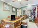 Spacious office room featuring a gorgeous wooden desk, ceiling fan, and ample room for activities at 5852 Medinah Way, Orlando, FL 32819
