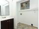 Bathroom featuring a modern vanity and a shower with a stylish curtain at 707 N Solandra Dr, Orlando, FL 32807