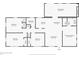 Detailed floor plan showcasing the layout of the home including bedrooms, bathrooms, kitchen, and living areas at 707 N Solandra Dr, Orlando, FL 32807