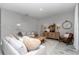 The modern living room features stylish furniture and tasteful decor at 8202 Sw 123Rd Ter, Dunnellon, FL 34432