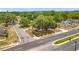 Overhead view of the property surrounded by lush greenery in a well-established neighborhood, and close to paved roads at 1000 E Dixie Ave, Leesburg, FL 34748