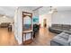 Bright living room with hardwood floors, stylish furnishings, and an open floor plan at 1014 Seminole Creek Dr, Oviedo, FL 32765