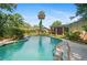 This beautiful backyard features a large in-ground pool perfect for entertaining at 102 Old Hickory, Longwood, FL 32750