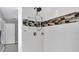 Walk-in shower features subway tile, design accents, and modern fixtures at 11115 Romance Ct, Winter Garden, FL 34787