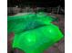 The pool area with the vibrant green lighting at 15378 Gilligan Ct, Winter Garden, FL 34787