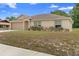 Charming single-story home with a two-car garage and well-maintained lawn at 2104 E Parkton Dr, Deltona, FL 32725