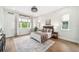 Bright bedroom with decorative lighting and rug at 2407 Lafayette Ave, Winter Park, FL 32789