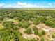 Aerial view of a property surrounded by dense forest and natural landscape at 2550 Barren Oak Ct, Deland, FL 32720