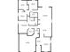 Detailed floor plan showcasing bedrooms, living room, kitchen, bathrooms, garage, laundry, and total layout at 269 Fig Ct, Kissimmee, FL 34759
