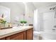 Bathroom with a vanity, framed mirror, plants and a shower-tub combination at 2810 San Jacinto Cir # 2810, Sanford, FL 32771