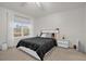 Bright bedroom with a large window, modern furniture, and neutral decor at 2810 San Jacinto Cir # 2810, Sanford, FL 32771