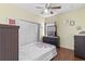Bedroom with wood floors at 322 Huron Dr, Kissimmee, FL 34759
