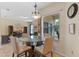 Dining area off kitchen with backyard view at 322 Huron Dr, Kissimmee, FL 34759