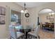 Dining area near kitchen, with an outdoor view at 322 Huron Dr, Kissimmee, FL 34759