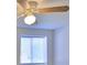Bedroom featuring neutral walls, a ceiling fan, and a window with natural light at 326 Hobart Ave, Daytona Beach, FL 32114