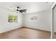 Empty bedroom featuring luxury vinyl plank flooring, a ceiling fan and natural light at 5338 Tangerine Ave, Winter Park, FL 32792