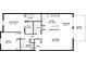 Detailed floor plan showing the layout of the home, including room dimensions and features at 5395 Dover Village Ln # 305, Orlando, FL 32812