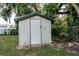 Small shed in the back yard is perfect for extra storage at 635 San Lanta Cir, Sanford, FL 32771