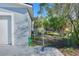 The backyard is accessible from the detached garage at 642 Carver Dr, Lake Wales, FL 33853