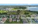Aerial view showcasing homes in a Gathering-friendly neighborhood with mature trees and green spaces at 646 Marsh Reed Dr, Winter Garden, FL 34787