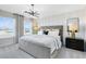 Inviting primary bedroom featuring neutral color palettes, abundant natural light, and sophisticated design at 11360 Blue Bay Dr, Orlando, FL 32832