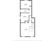 Upstairs floor plan showcases bedrooms, a bathroom, hallway, and a large room with staircase access at 1166 Adair Park Pl, Orlando, FL 32804