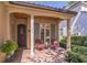 Inviting front porch with seating area featuring two chairs and a quaint outdoor setting at 1166 Adair Park Pl, Orlando, FL 32804