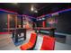Awesome game room with a pool table, foosball, and fun decor at 1311 Arisha Dr, Kissimmee, FL 34746