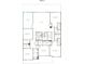 Second floor layout with six bedrooms, four baths, media room and loft at 13758 Tybee Beach Ln, Orlando, FL 32827