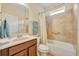 Neutral bathroom with combination tub and shower at 369 Torgiano Dr, Ocoee, FL 34761