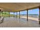 Gazebo interior with views of the waterway, benches, and covered area at 369 Torgiano Dr, Ocoee, FL 34761