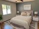 Stylish bedroom with a plush bed, contemporary decor, and soft lighting for a serene atmosphere at 3739 S Fern Creek Ave, Orlando, FL 32806