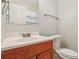 Bathroom with a wood vanity and tile flooring at 384 Zinnia Dr, Casselberry, FL 32707