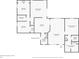 Floor plan with large bedrooms, kitchen, Gathering room, living room, and primary bedroom with ensuite at 672 Reindeer Dr, Kissimmee, FL 34759