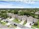Neighborhood aerial view showcasing well-maintained homes and green landscaping at 10125 Sandy Marsh Ln, Orlando, FL 32832