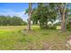 Expansive backyard features mature trees and lush green grass at 11 Huntley Ct, Haines City, FL 33844