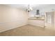 Spacious dining area with carpet, perfect for Gathering gatherings and entertaining guests at 11 Huntley Ct, Haines City, FL 33844