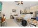 Open-concept living area connecting to the kitchen, featuring comfortable seating and stylish decor at 1855 Vista Royale Blvd, Orlando, FL 32835