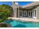 Private outdoor pool and patio area, perfect for outdoor relaxation and entertaining guests at 1855 Vista Royale Blvd, Orlando, FL 32835