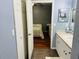 Bathroom and bedroom view features tile flooring, and a connected bedroom at 2314 Mid Town Ter # 1126, Orlando, FL 32839