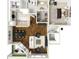 Detailed floor plan showcasing open-concept living, kitchen, and spacious bedroom layout at 2314 Mid Town Ter # 1126, Orlando, FL 32839