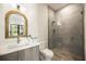 Modern bathroom features a glass-enclosed shower and sleek vanity at 2412 Chantilly Ave, Winter Park, FL 32789