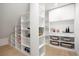 Storage area with custom shelving and cabinets at 2412 Chantilly Ave, Winter Park, FL 32789